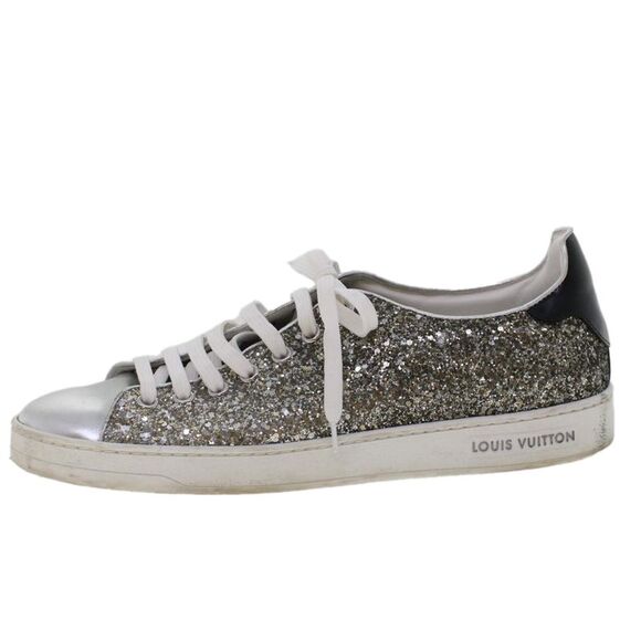 Pre Loved louis vuitton Women Silver Sneakers - Picture 5 of 8